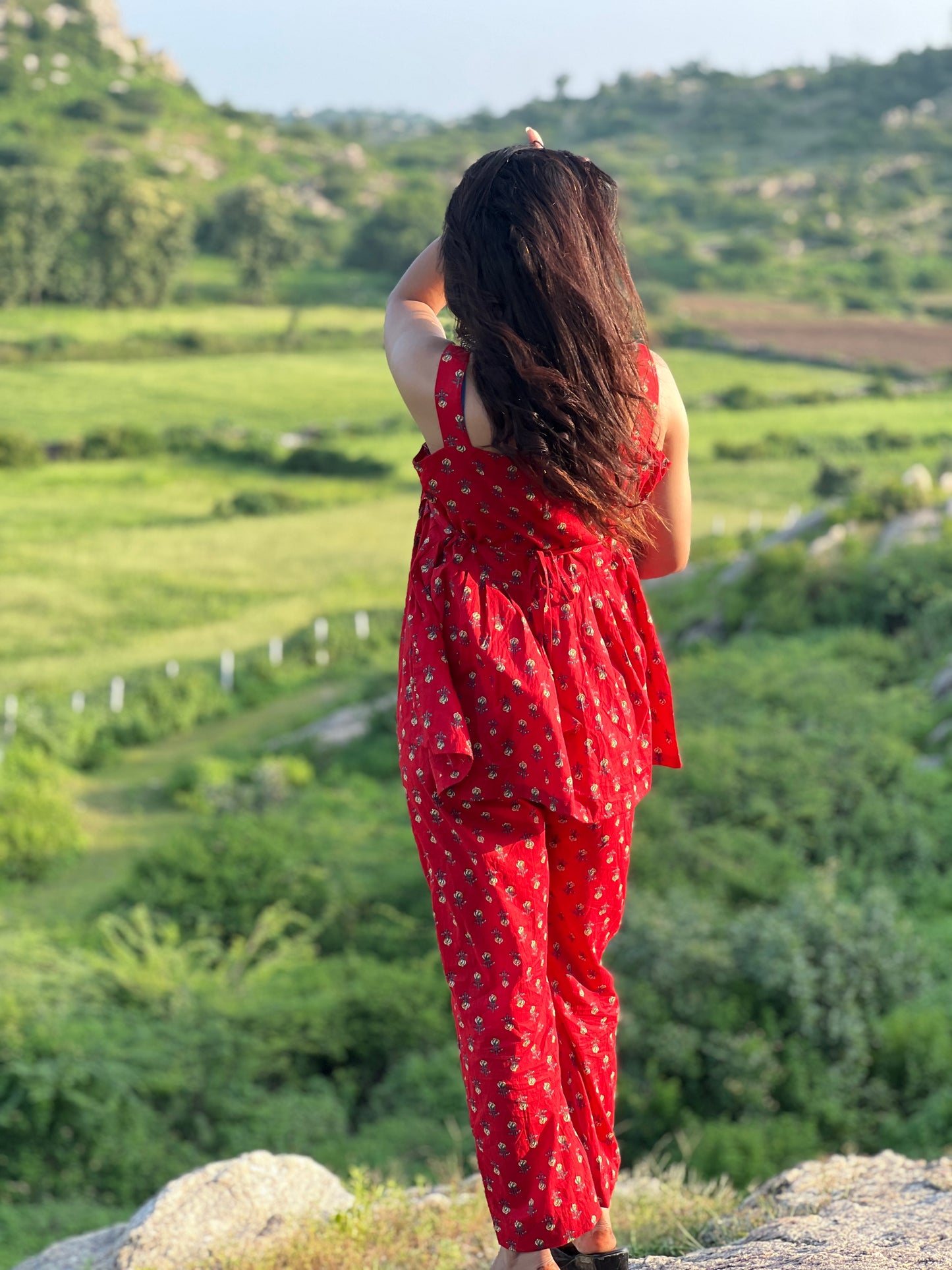 Red co-ord set