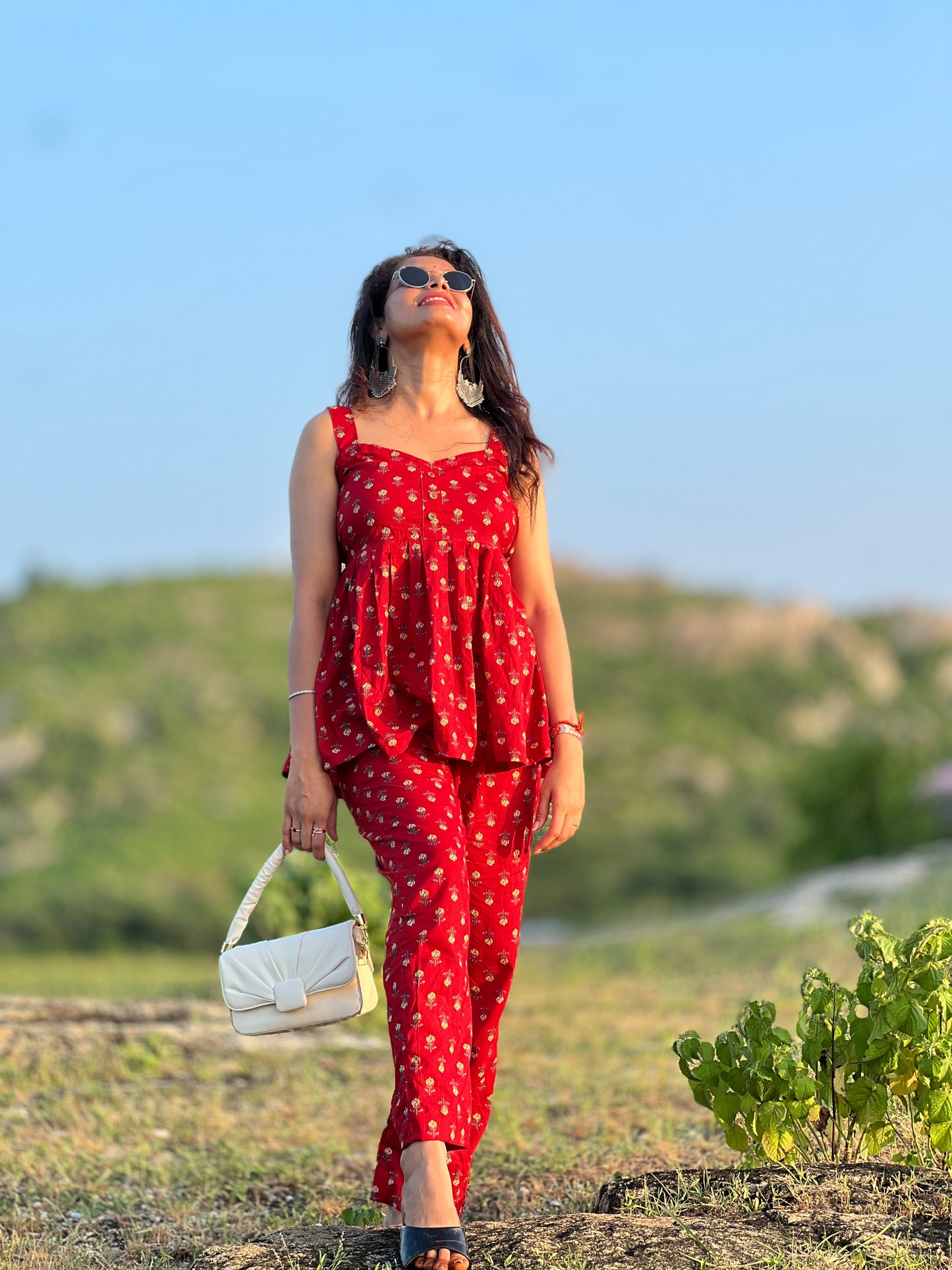 Red co-ord set