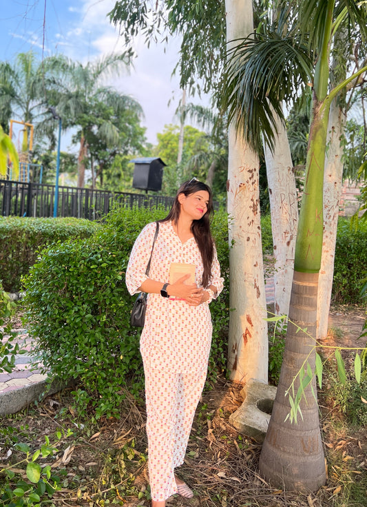 White Chic Co-ord Set