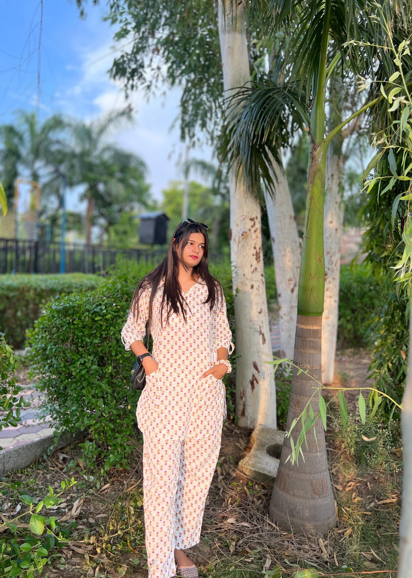 White Chic Co-ord Set