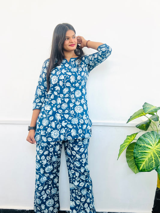 Rama Green Floral Co-ord Sets