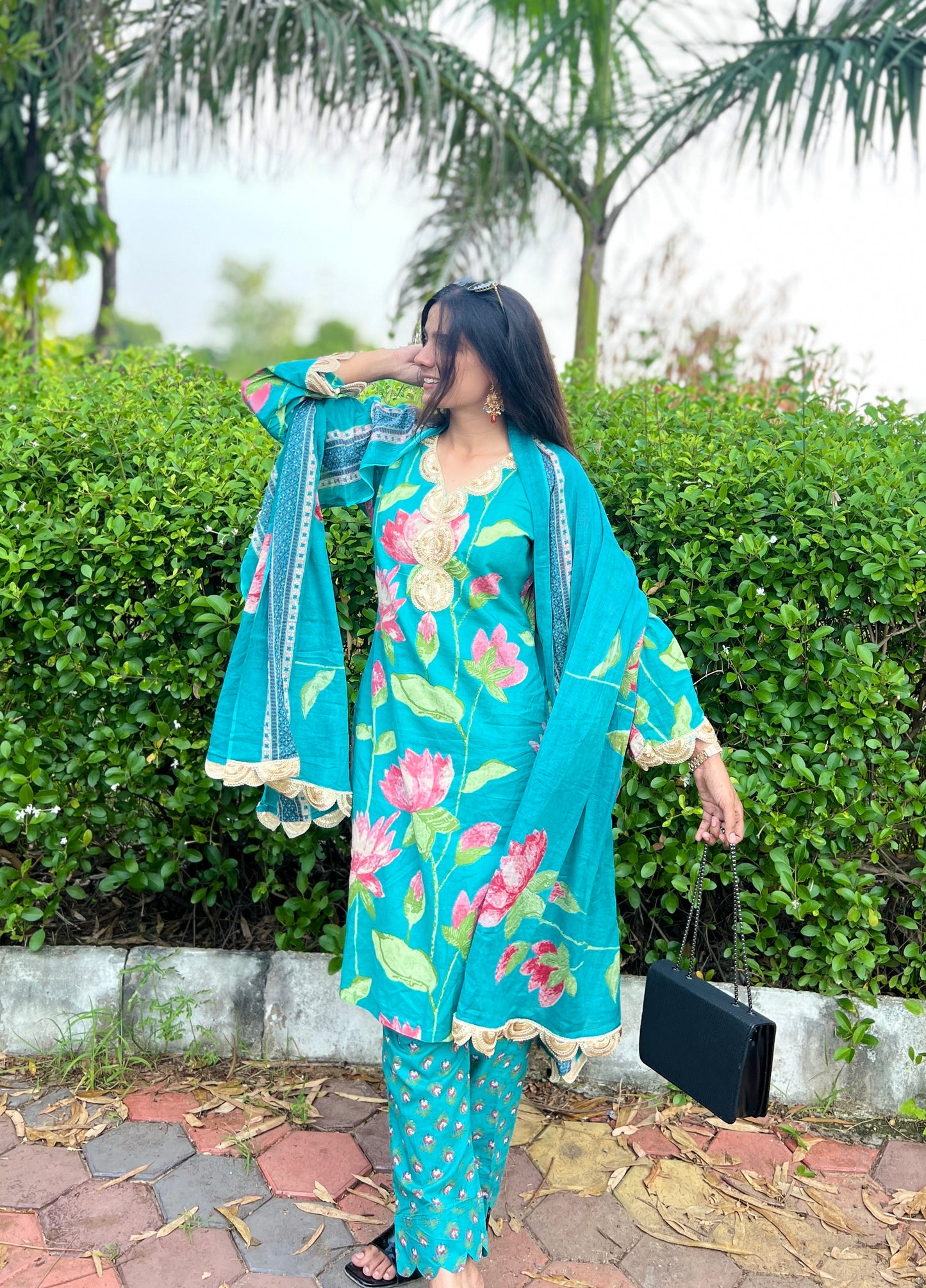 Gorgeous floral kurti