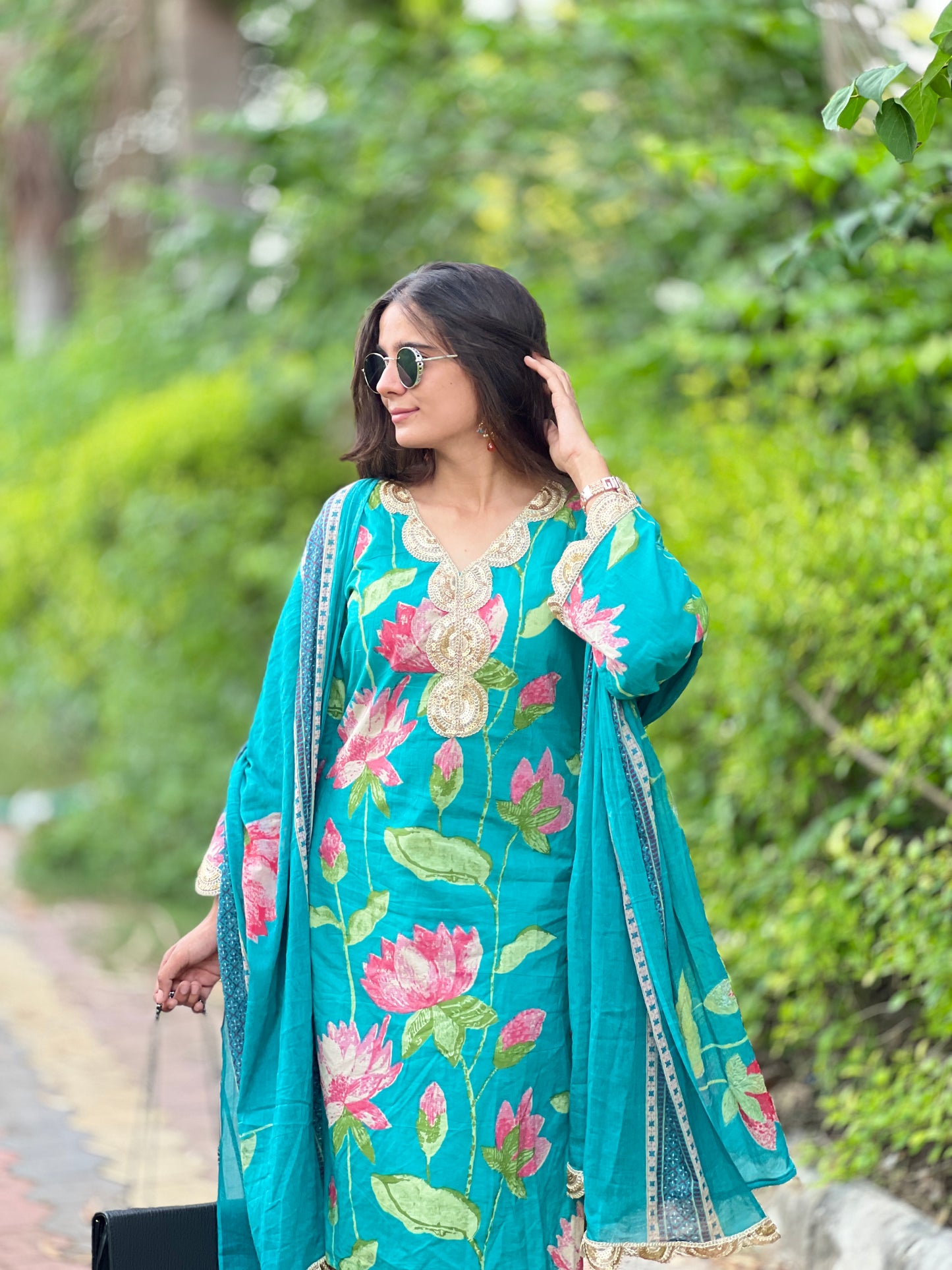 Gorgeous floral kurti