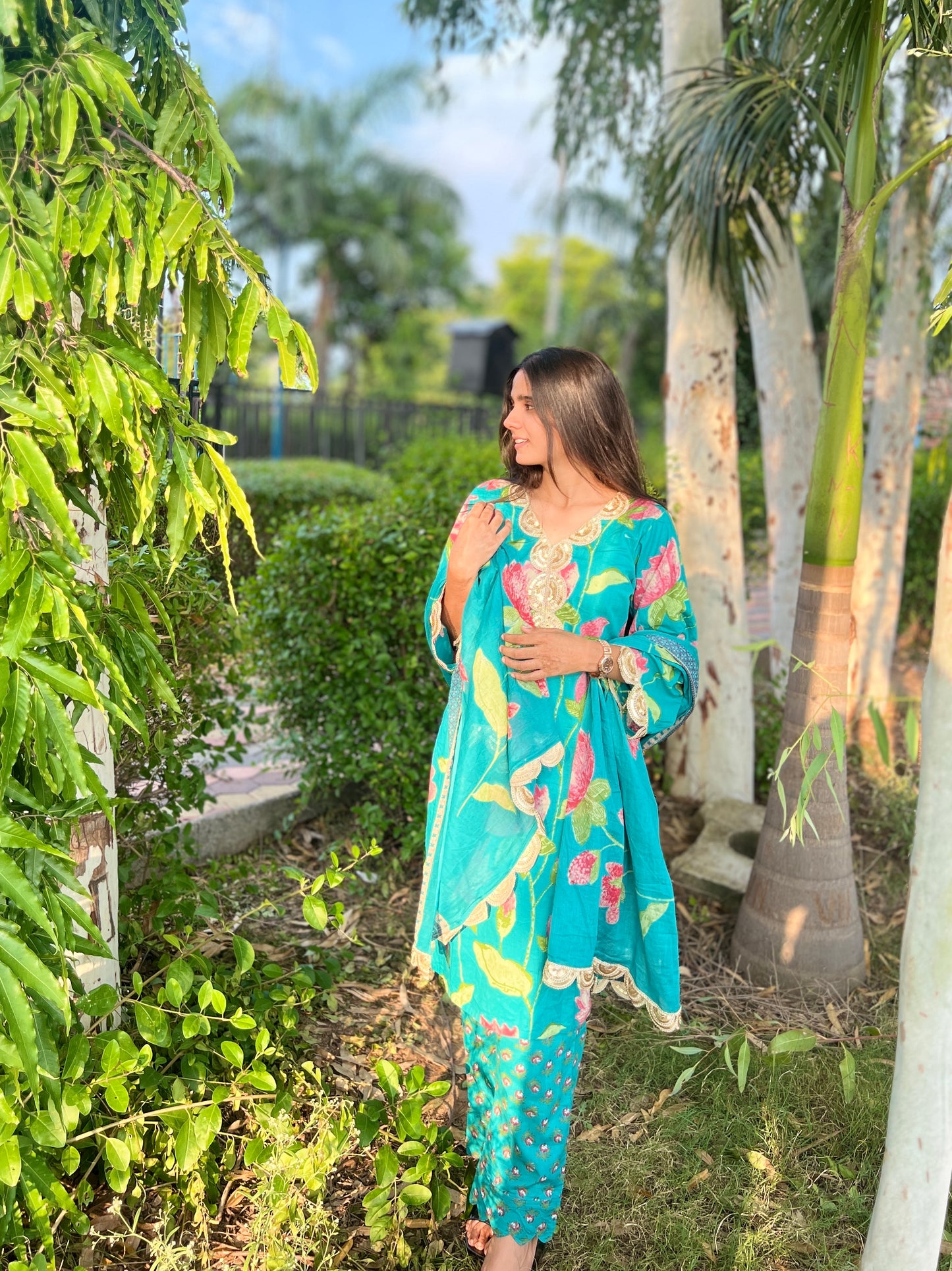 Gorgeous floral kurti
