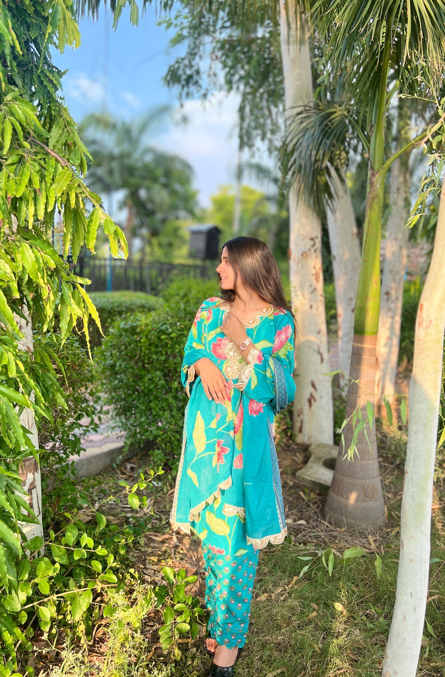 Gorgeous floral kurti