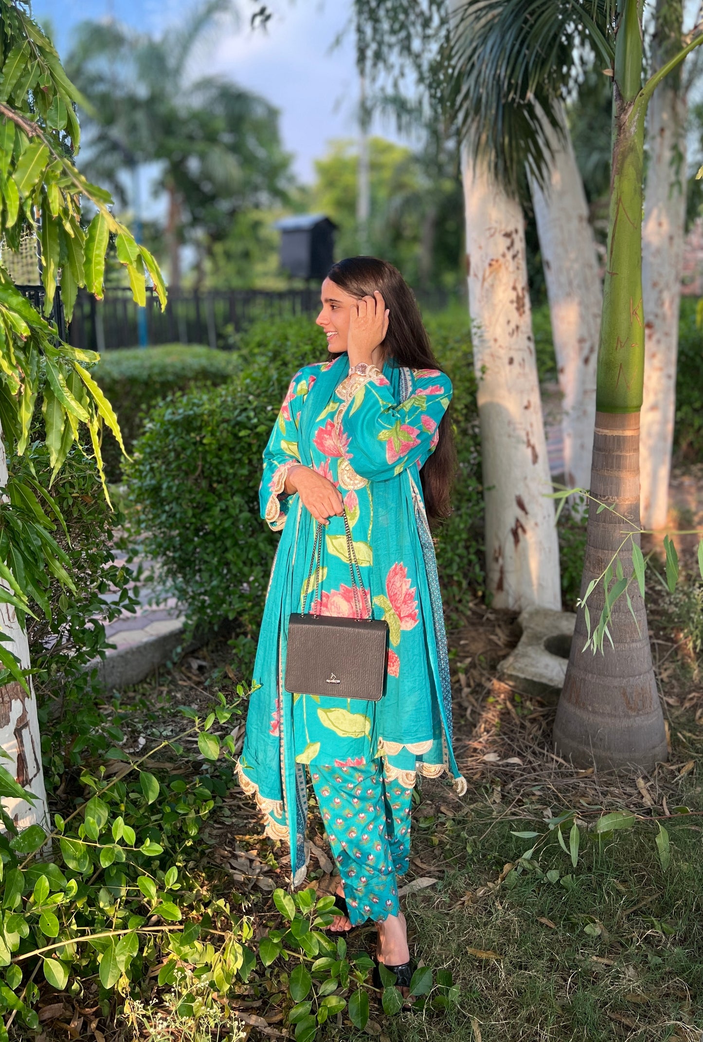 Gorgeous floral kurti