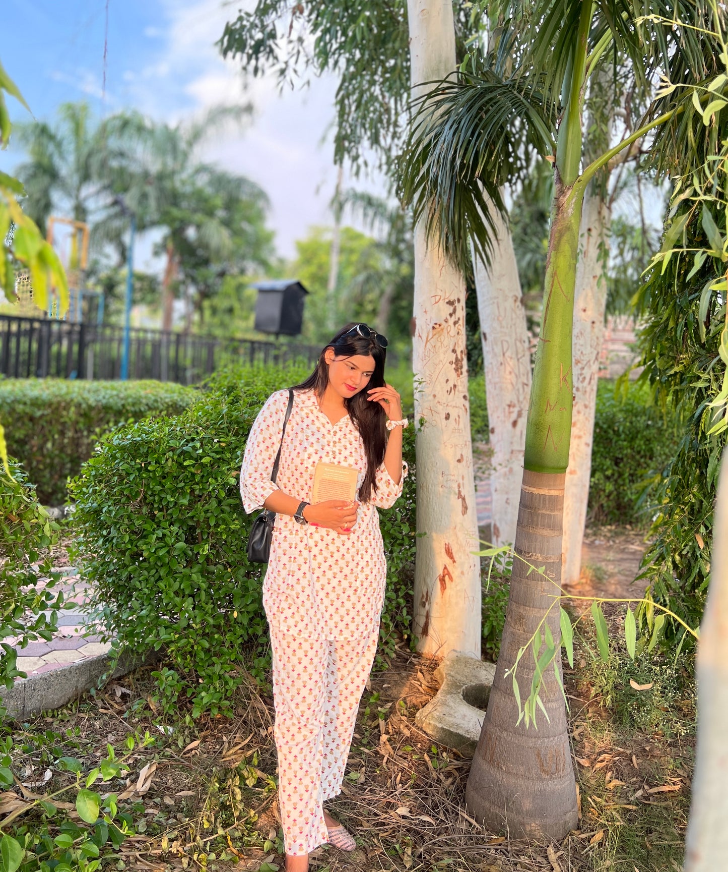 White Chic Co-ord Set