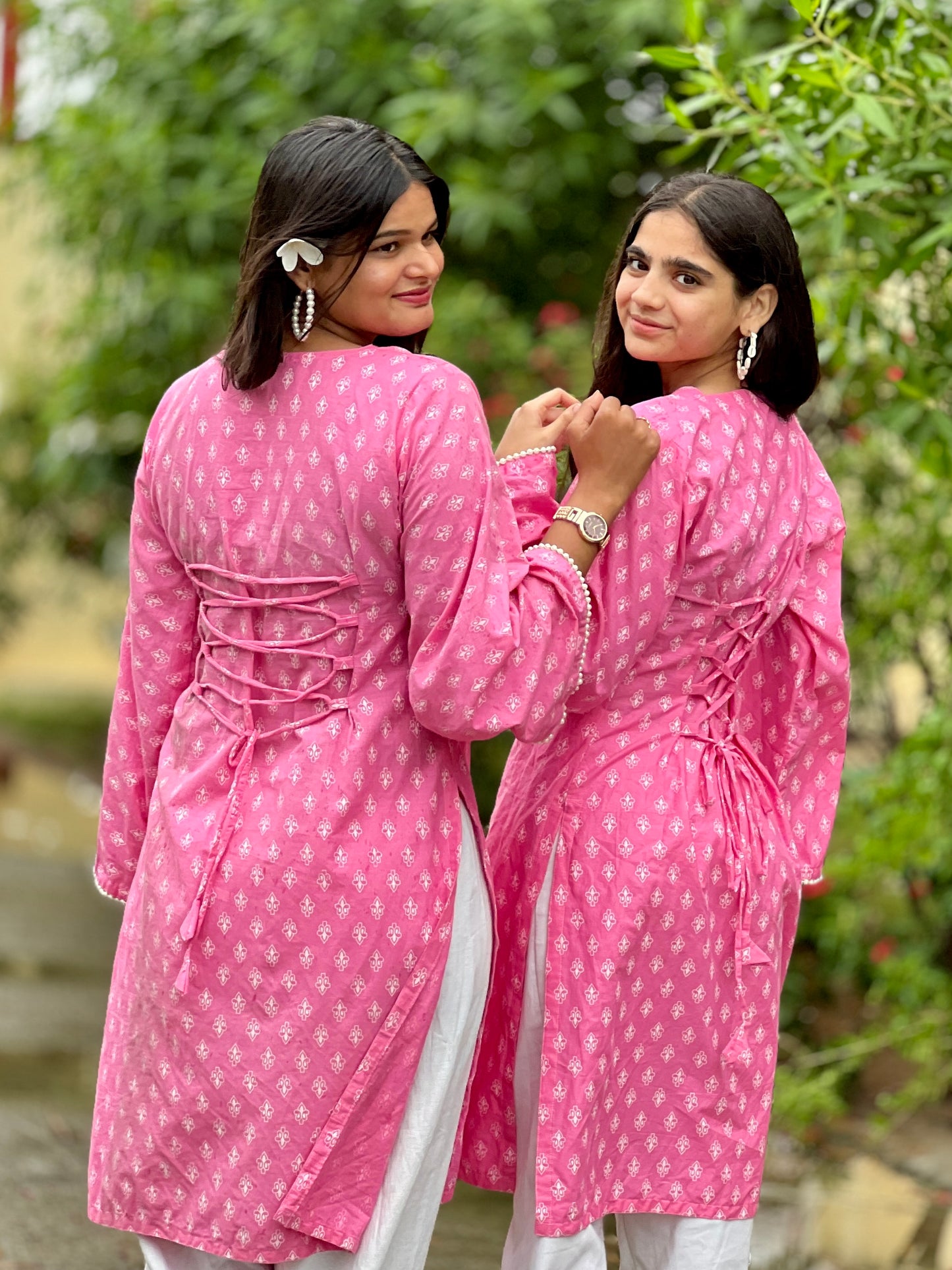 Baby Pink Pakisthani Touch Kurti