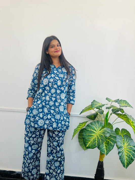 Rama Green Floral Co-ord Sets